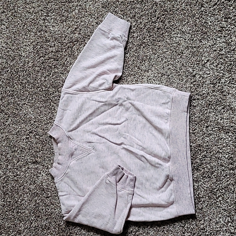 Uniqlo JW Anderson pink sweater 3/4 sleeves